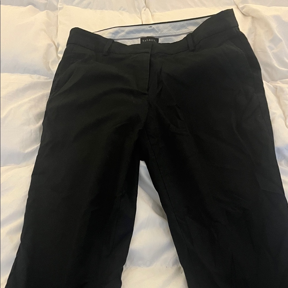 Talbots Black Straight Leg Women's Pants